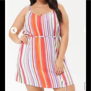 Cami Dress Striped Print